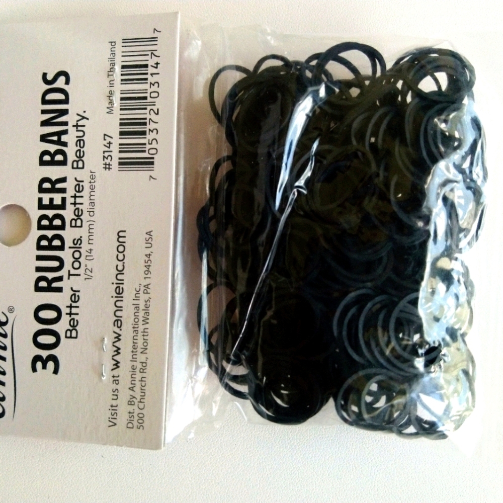 300pc rubber band for ponytail and weaves